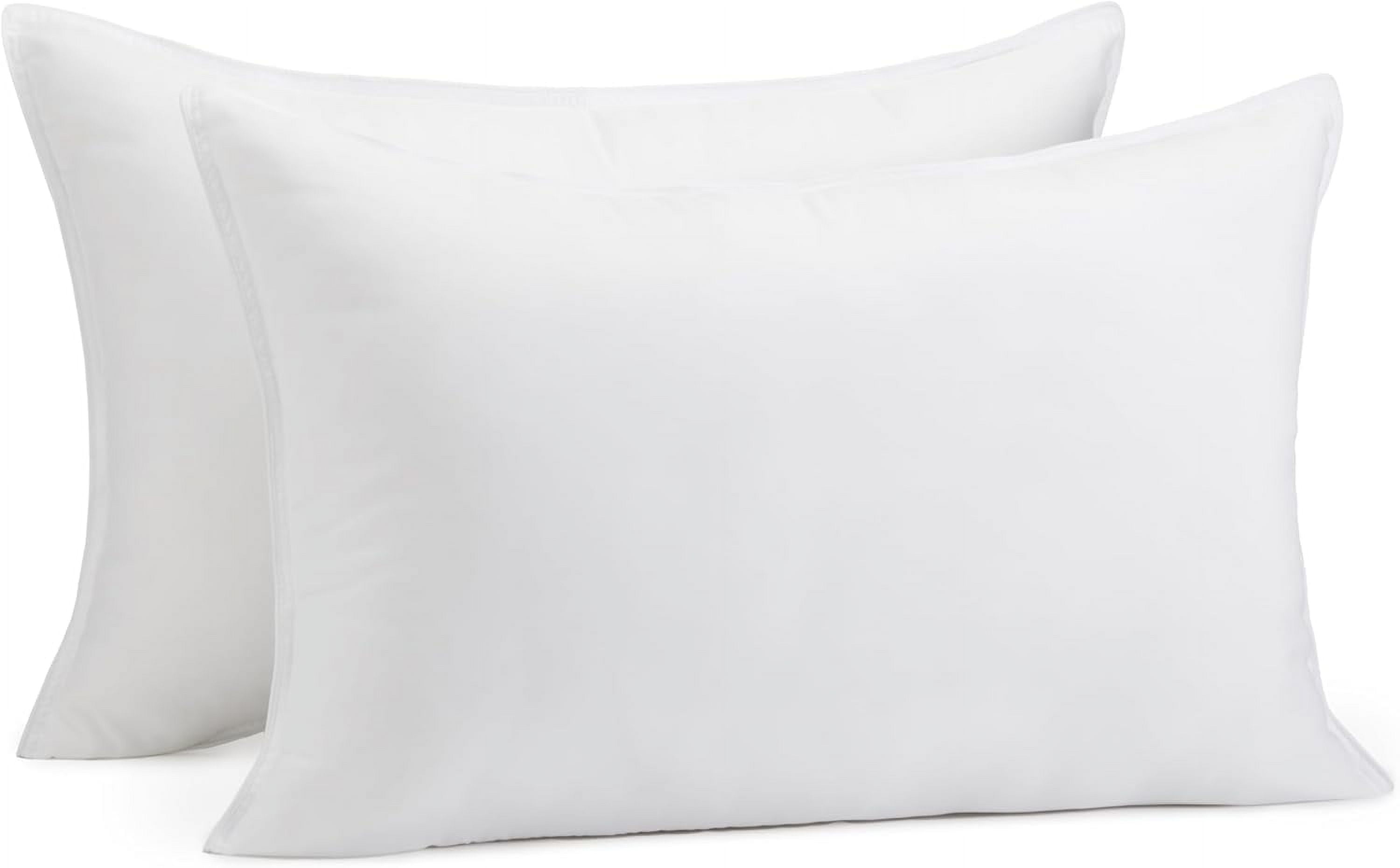 Pillows Queen Size Set of 2, Cooling Supportive Bed Pillows with Super Soft Down Alternative Fill