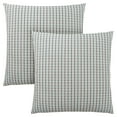 thumbnail image 1 of Pillows Set Of 2 18 X 18 Square Accent Sofa Couch Bedroom Polyester Blue, 1 of 3
