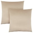 thumbnail image 1 of Pillows Set Of 2 18 X 18 Square Accent Sofa Couch Bedroom Polyester Gold, 1 of 6