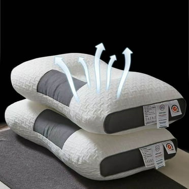 Pillows for Sleep Apnea ,for Side and Back Sleepers, Orthopedic Deep Sleep Pillow,Sleep Apnea Ergonomic Pillow for Neck and Shoulder