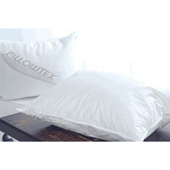 Pillowtex 75% White Goose Feather 25% White Goose Down Queen Size Pillow (2)