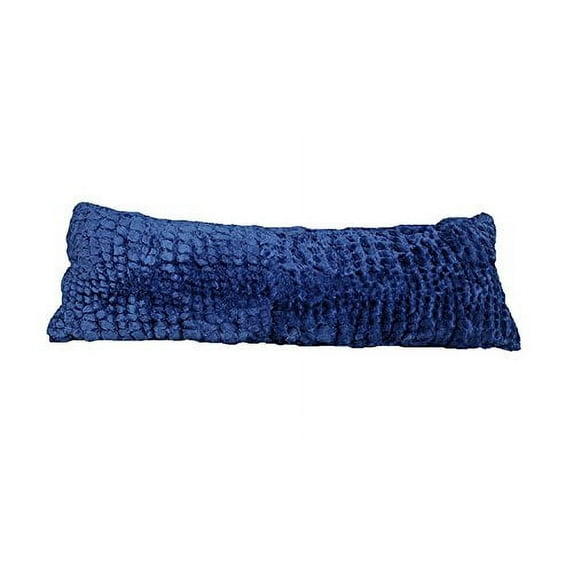 Pillowtex Body Pillow (with Plush Cover (20 Inches x 72 Inches Navy)