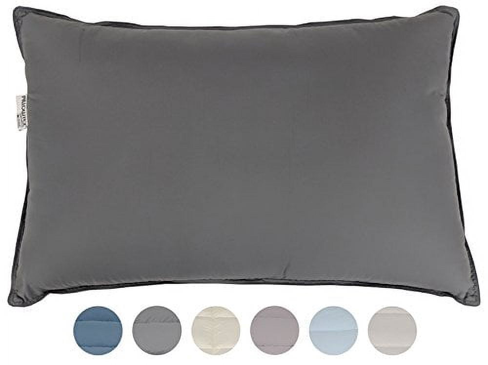 Pillowtex Dream in Color Pillow (King (20 Inches x 36 Inches), Grey)