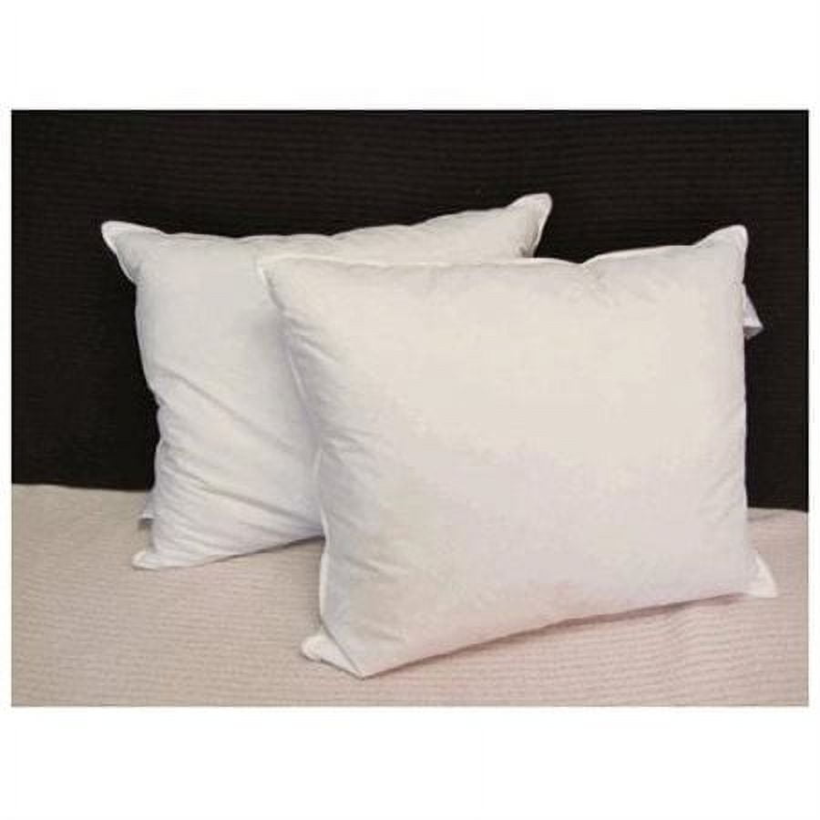 Pillowtex Hotel Feather and Down Standard Size Pillow Set Includes 2 Standard Size Pillows