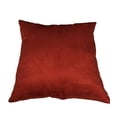 thumbnail image 1 of Pillowtex Suede Decorative Pillow 26"x26" Burnt Orange, 1 of 8