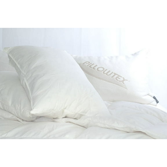 Pillowtex ® Triple Core White Duck Down and Feather Queen Size Pillow