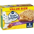 thumbnail image 1 of Pillsbury Bacon and Sausage Toaster Scrambles Pastries, 8 Breakfast Pastries (Frozen), 1 of 17