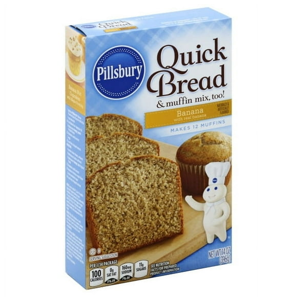 Pillsbury Banana Quick Bread & Muffin Mix, 14 oz