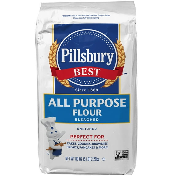 Pillsbury Best Bleached All Purpose Flour, 5 lb Bag