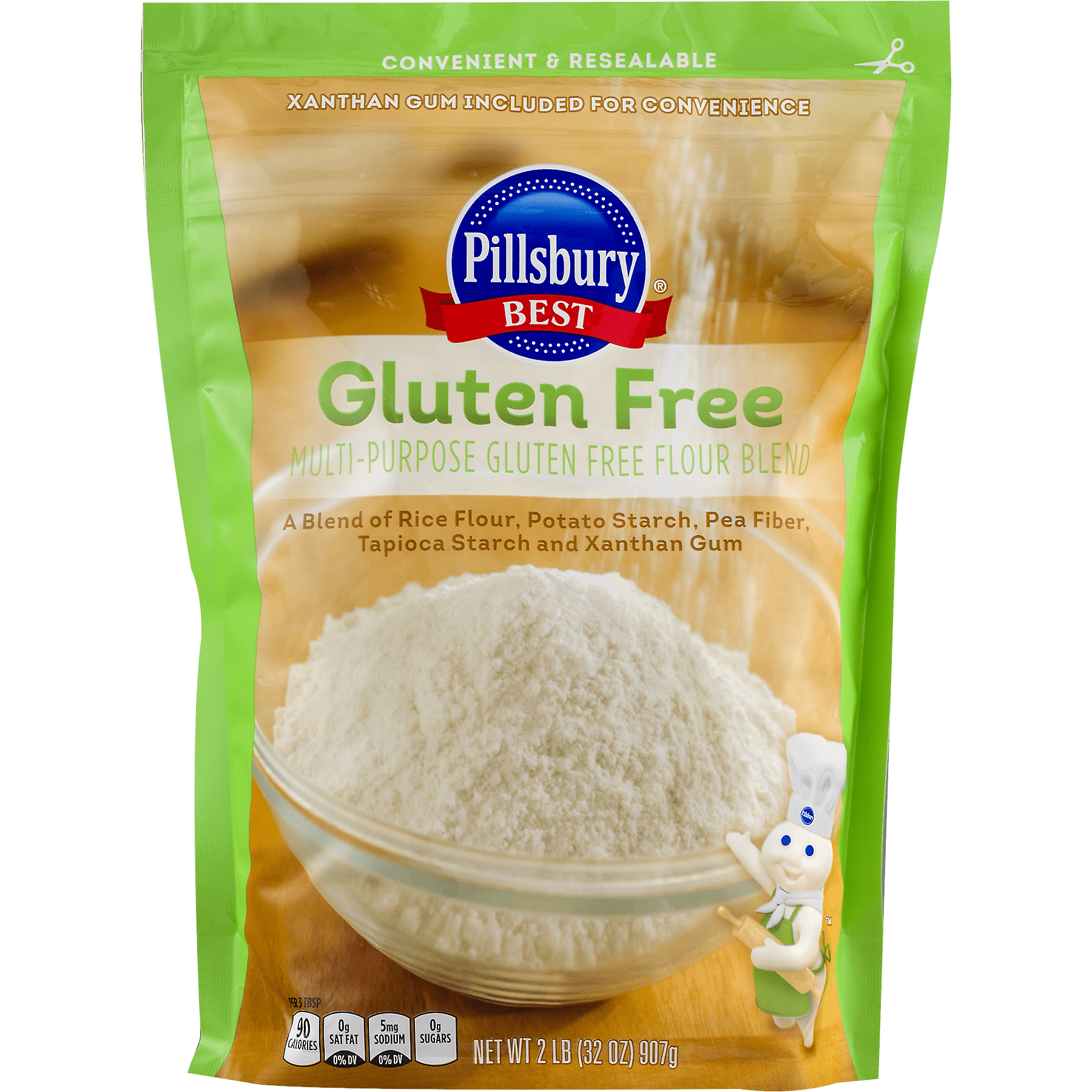 Pillsbury Best Gluten Free Multi-Purpose Gluten Free Flour Blend, 2.0 LB