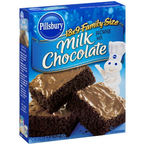 Pillsbury Brownie Mix Milk Chocolate Family Size