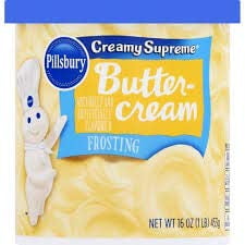 Pillsbury Butter Cream Frosting, GGA1 16 Oz