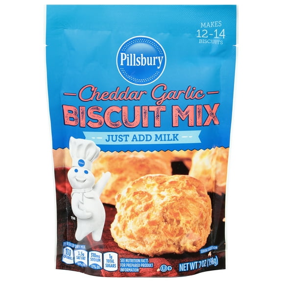 Pillsbury Cheddar Garlic Biscuit Mix, 7 oz Bag