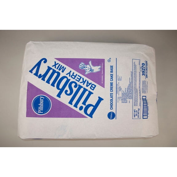 Pillsbury Chocolate Creme Base Cake Mix, 50 Pound -- 1 each.