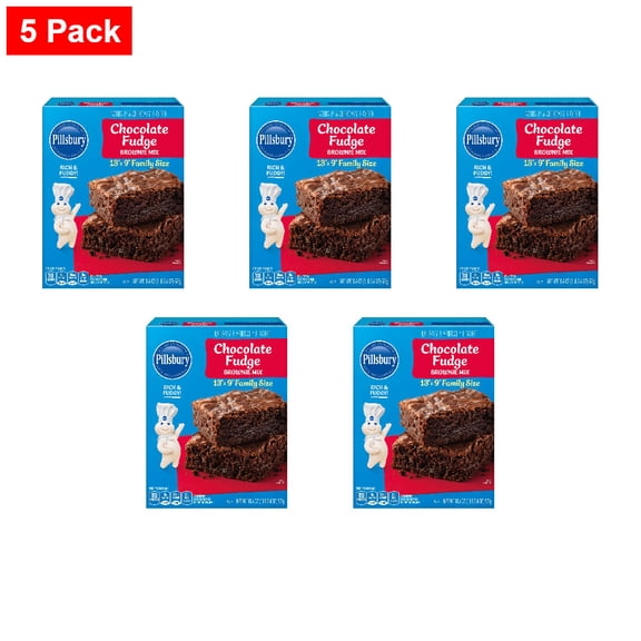 Pillsbury Chocolate Fudge Brownie Mix 18.4 oz - 5 Pack