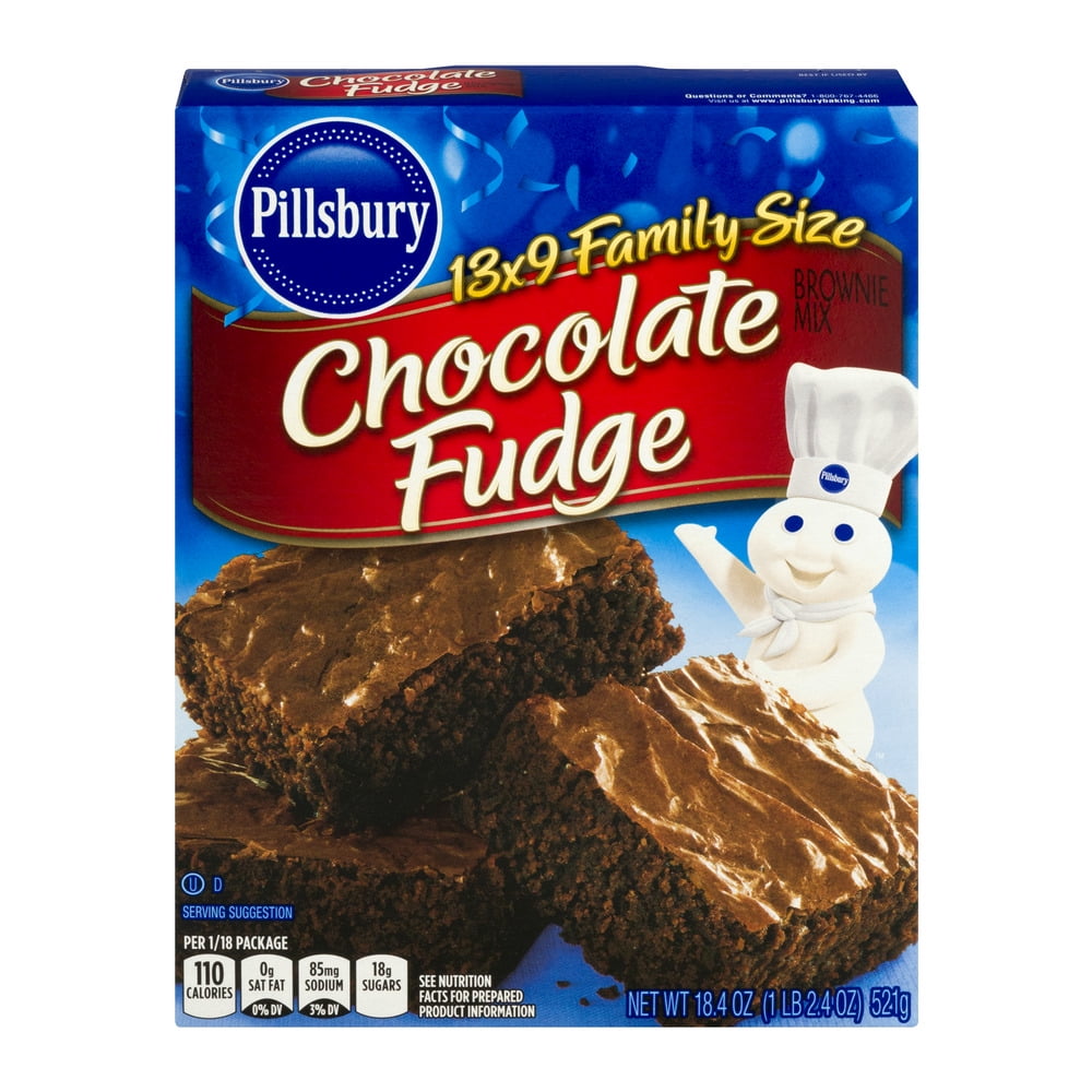 Pillsbury Chocolate Fudge Brownie Mix, 18.4 oz