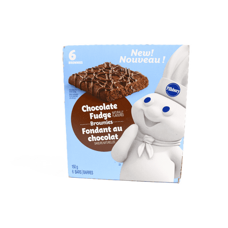 Pillsbury Chocolate Fudge Brownies Bars, 150g/5.3 oz