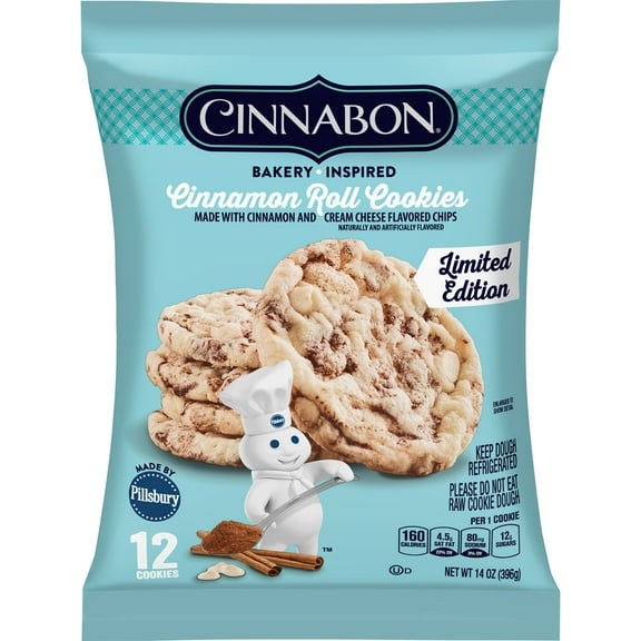 Pillsbury Cinnabon Cinnamon Roll Cookies 12ct