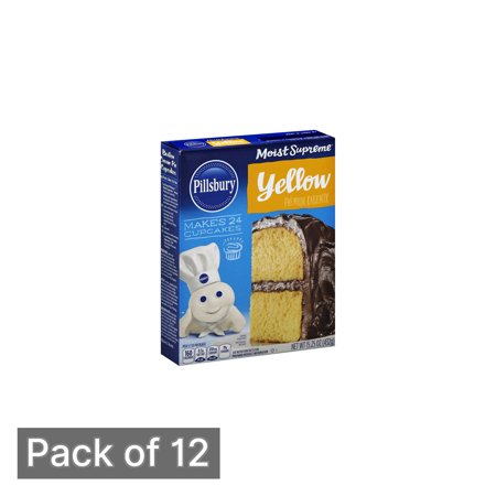 Pillsbury Classic Yellow Cake Mix (Pack of 12)