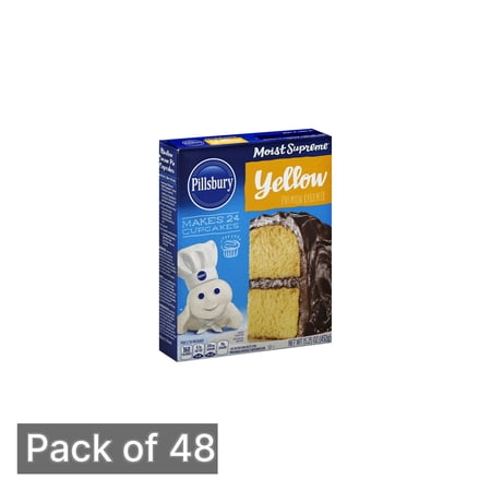 Pillsbury Classic Yellow Cake Mix 15.25 oz Box (Pack of 48)