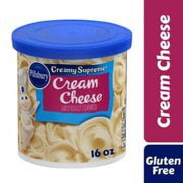 Pillsbury Cream Cheese Frosting, 16 Oz Tub (Pack of 12)