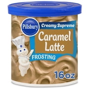 Pillsbury Creamy Supreme Caramel Latte Frosting, 16 oz Tub