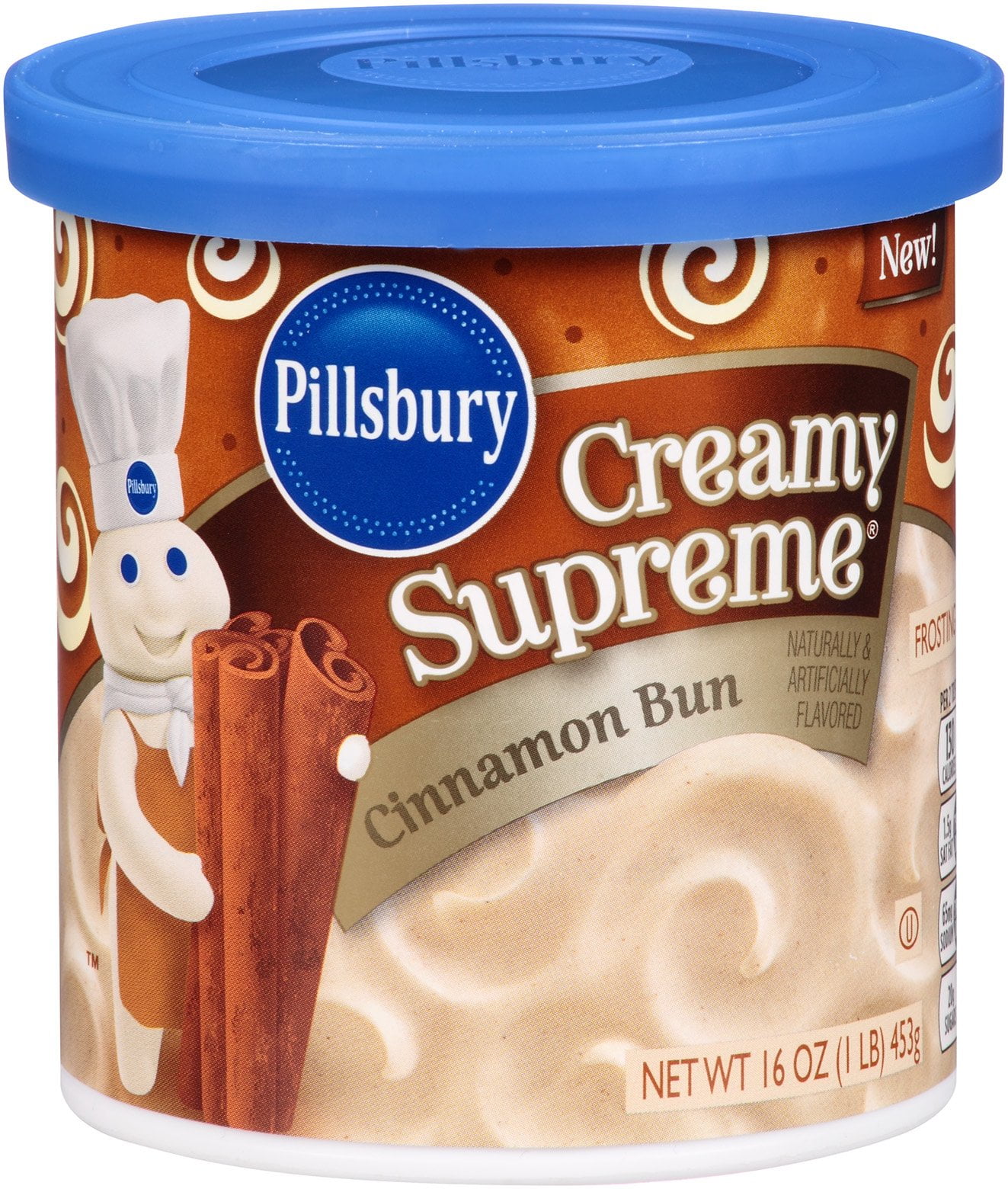 Pillsbury, Creamy Supreme Cinnamon Bun Flavored Frosting, 16 Oz