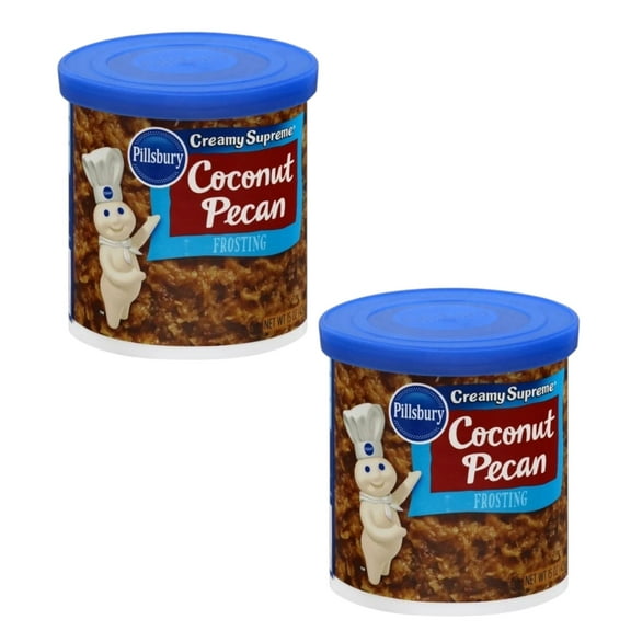 Pillsbury Creamy Supreme Coconut Pecan Flavored Frosting (Pack of 2)
