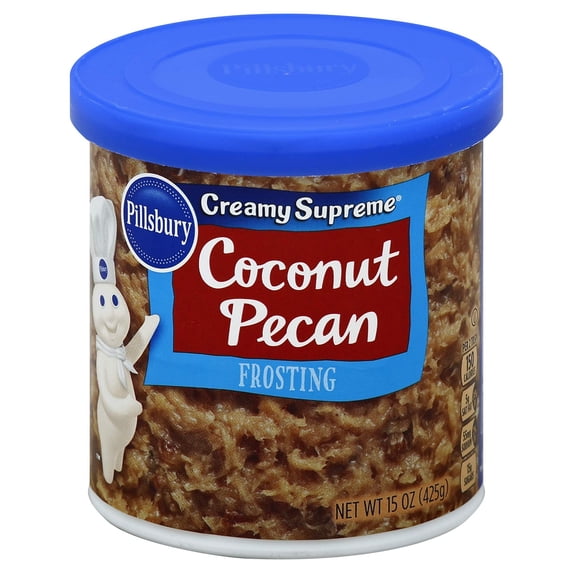 Pillsbury Creamy Supreme Coconut Pecan Flavored Frosting (Pack of 48)