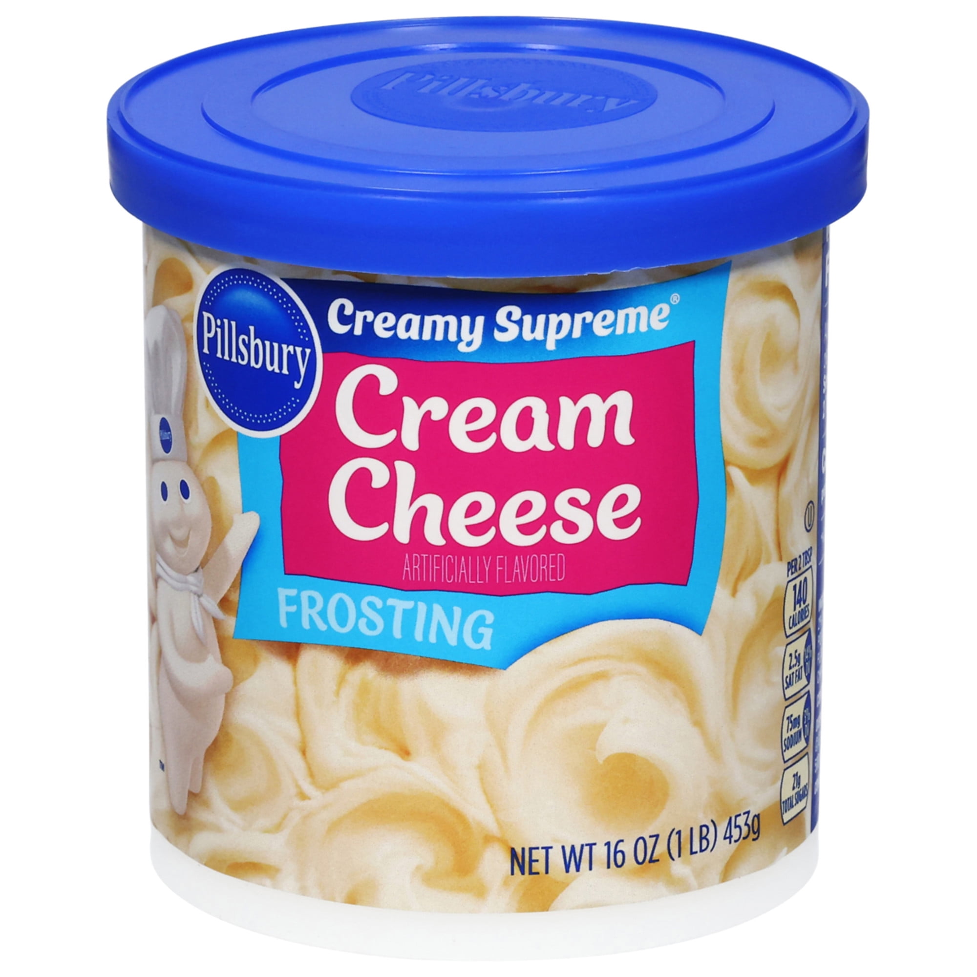 Pillsbury Creamy Supreme Cream Cheese Frosting, 16 Oz Tub