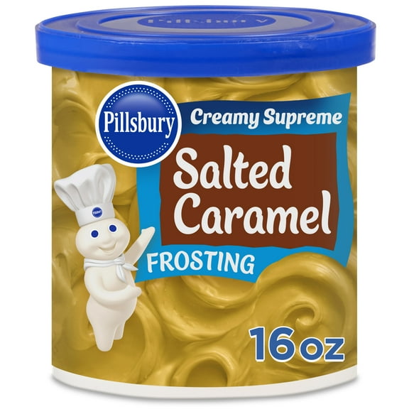 Pillsbury Creamy Supreme Salted Caramel Frosting, 16 oz Tub