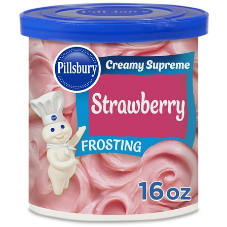 Pillsbury Creamy Supreme Strawberry Frosting, 16 oz Tub