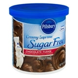 Pillsbury Creamy Supreme Sugar Free Chocolate Fudge Frosting, 15 oz ...