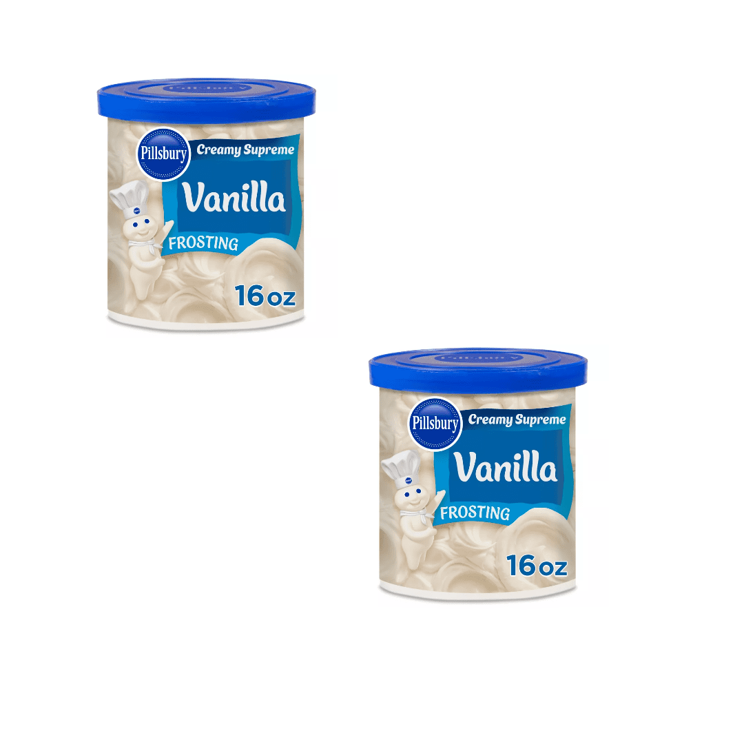 Pillsbury Creamy Supreme Vanilla Frosting - 16oz pack of 2