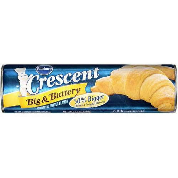 Pillsbury Crescent Big & Buttery Dinner Rolls, 10.1 Oz.
