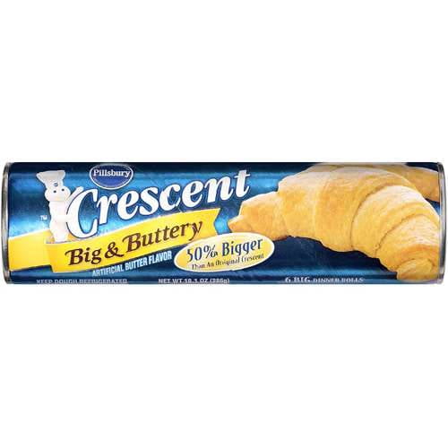 Pillsbury Crescent Big & Buttery Dinner Rolls, 10.1 Oz.