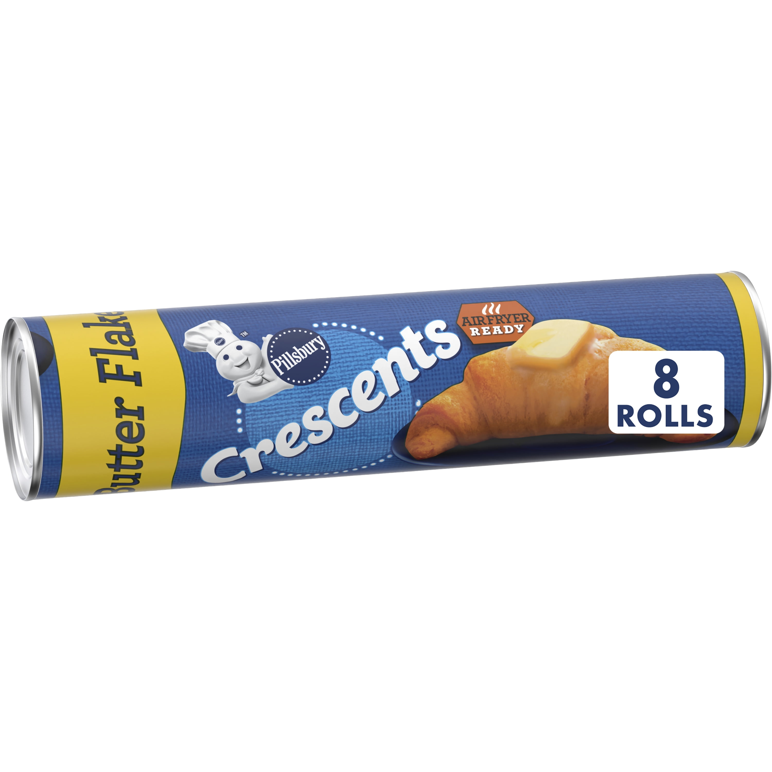Pillsbury Crescent Rolls, Butter Flake Refrigerated Canned Pastry Dough