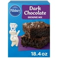 thumbnail image 1 of Pillsbury Dark Chocolate Brownie Mix, 18.4 oz Box, 1 of 18