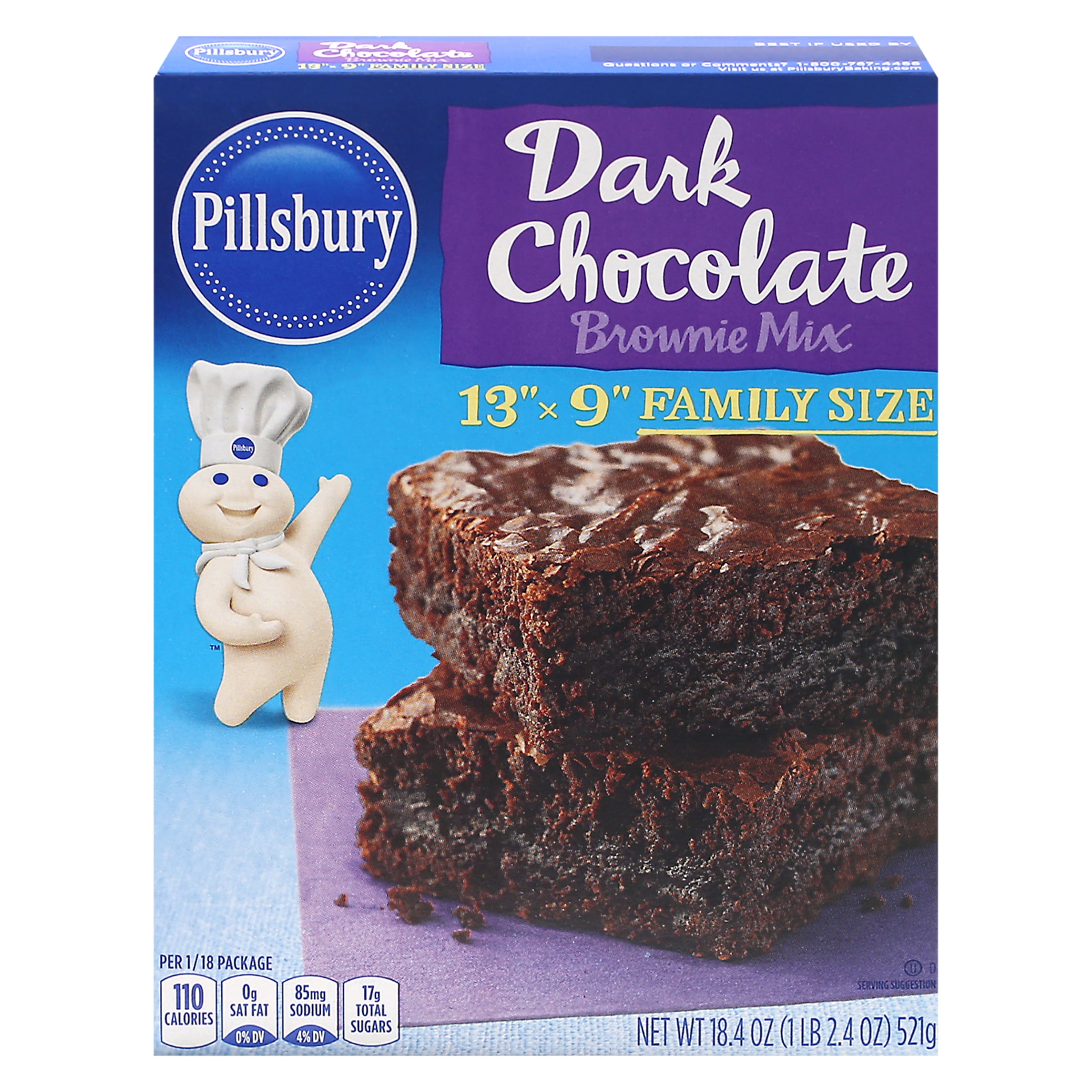 Pillsbury Chocolate Fudge Brownie Mix Family Size