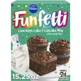 thumbnail image 1 of Pillsbury Funfetti Chocolate Cake Mix with Candy Bits, 15.25 oz Box, 1 of 17