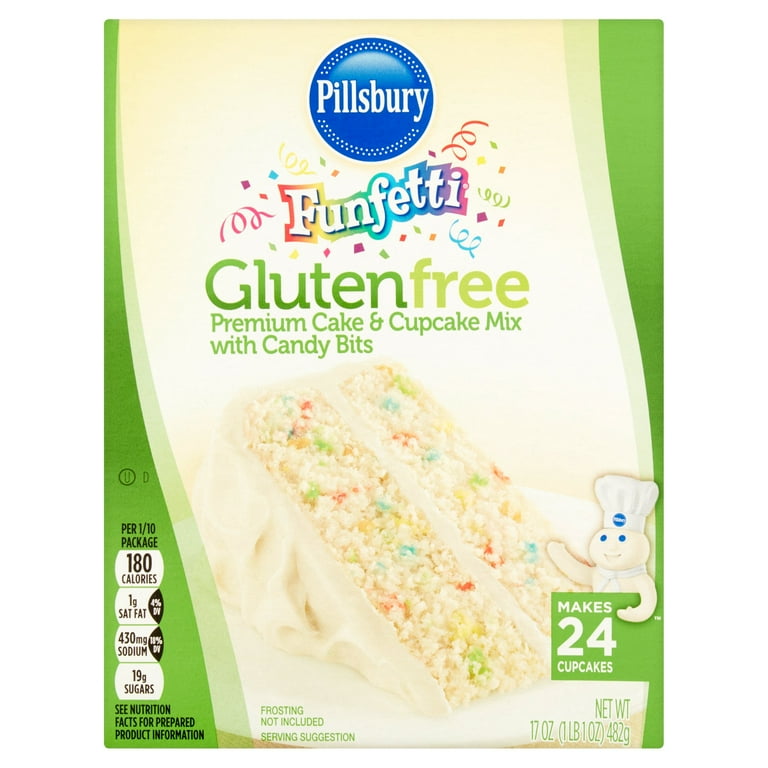 Pillsbury Funfetti Gluten Free Premium Cake & Cupcake Mix with