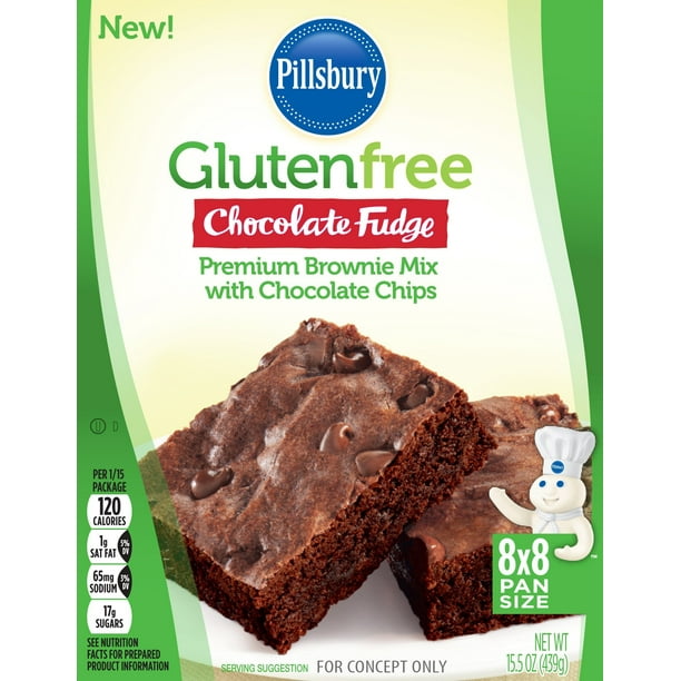 Pillsbury Gluten Free Chocolate Fudge Premium Brownie Mix With