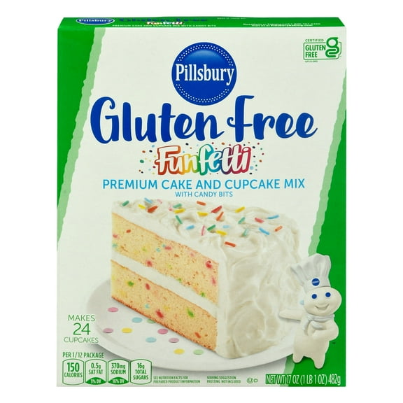 Pillsbury Gluten Free Funfetti Cake & Cupcake Mix - 17.00 oz