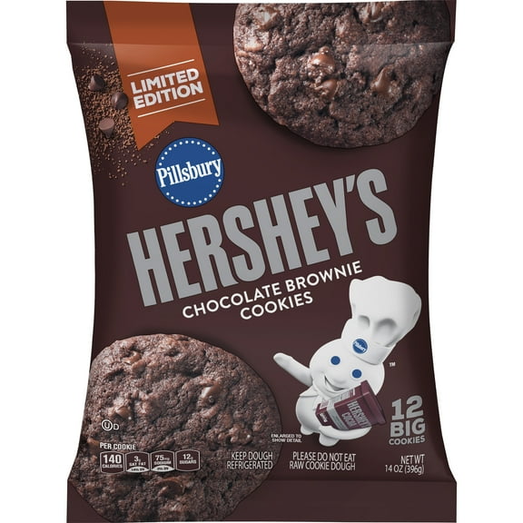 Pillsbury Hershey Chocolate Brownie Cookies, 14.0 OZ