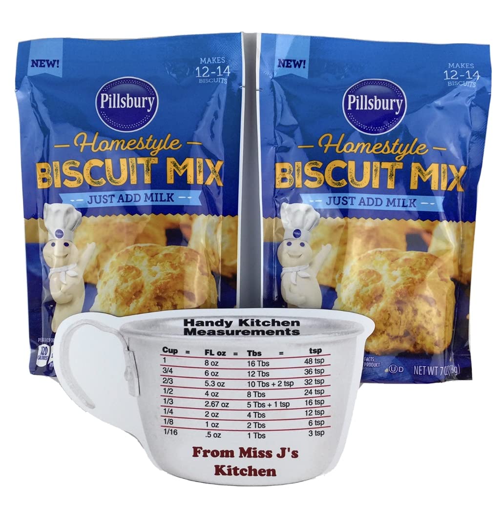 Pillsbury Homestyle Biscuit Mix 2 Packs (7 Oz Each) With Miss J’S Handy ...
