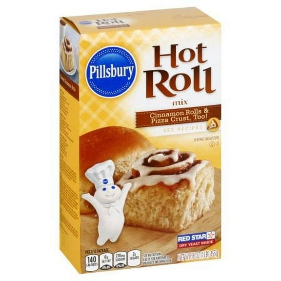 Pillsbury Hot Roll Mix 16 Oz (Pack of 14)