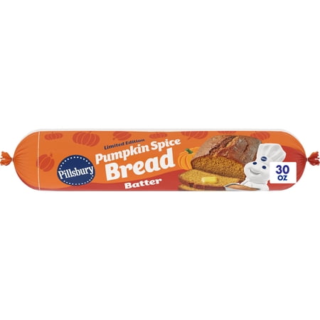 Pillsbury Limited Edition Pumpkin Spice Bread Batter, Cut and Squeeze Package, 30 oz