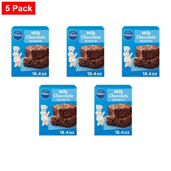 Pillsbury Milk Chocolate Brownie Mix 18.4 oz - 5 Pack
