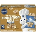 thumbnail image 1 of Pillsbury Mini Soft Baked Cookies, Cinnamon Roll, Snack Bags, 10 ct - 2 pack, 1 of 5