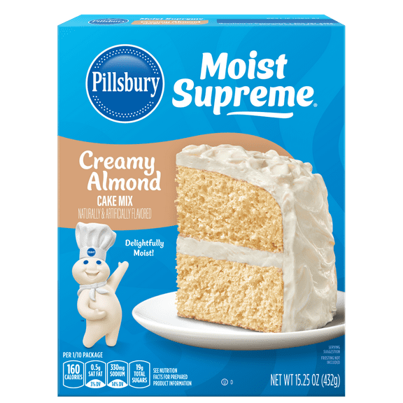 Pillsbury Moist Supreme Premium Creamy Almond Cake Mix - 15.25 oz